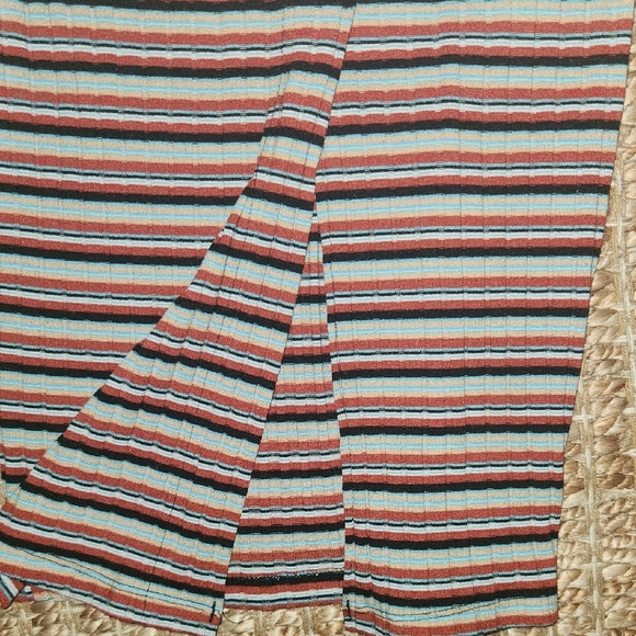 Wild Fable Black and White Sleeveless Slip Midi Dress - Picture 3 of 5